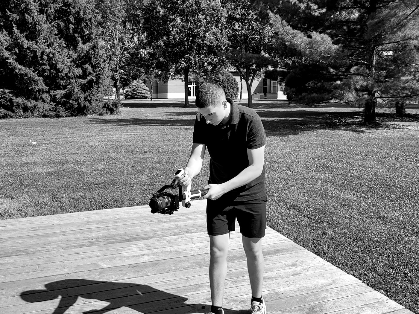 Maverik Gagnon en tournage